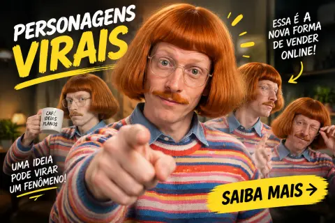Banner de personagens virais